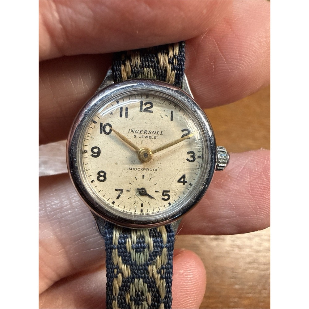 Vintage 1950's Ingersoll 5 jewels Ladies Watch Working Great Condition